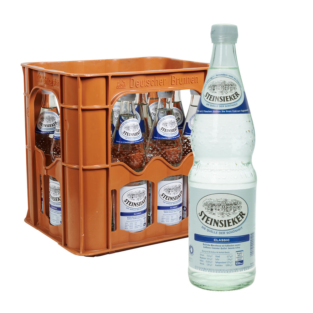 Steinsieker Mineralwasser Classik 12 x 0,7L Glas